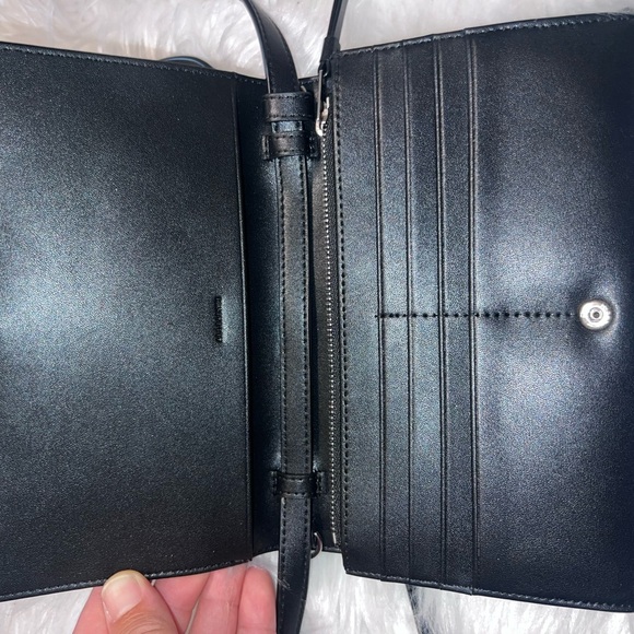 AllSaints Leather Crossbody Bag NWOT - Picture 6 of 8